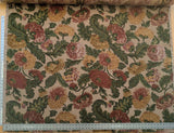 by yard Scalamandre Botanical Floral Jacobean Large Pattern Beige Green Red Tapestry
