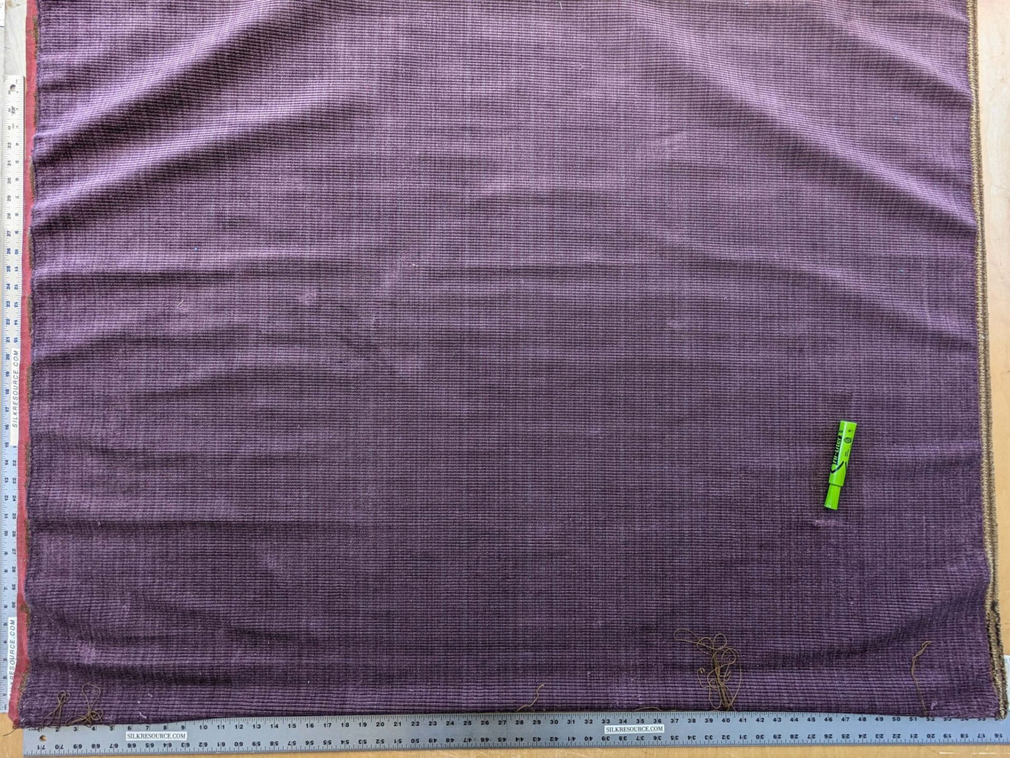 2.2 yards Scalamandre Strie Purple Solid Wool Heavy!