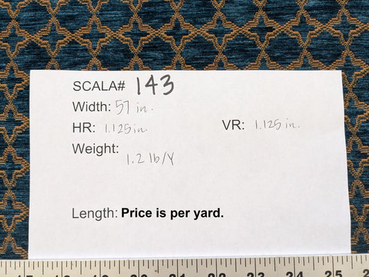 by yard Scalamandre Scalamandre Blue Brown Diamond Vintage Neoclassical Art Deco Velvet