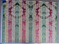 2.9y Scalamandre Lelievre lourmarin Mousse Tomette Medallion Damask Renaissance Stripe Green Red Historic MSRP USD950/y