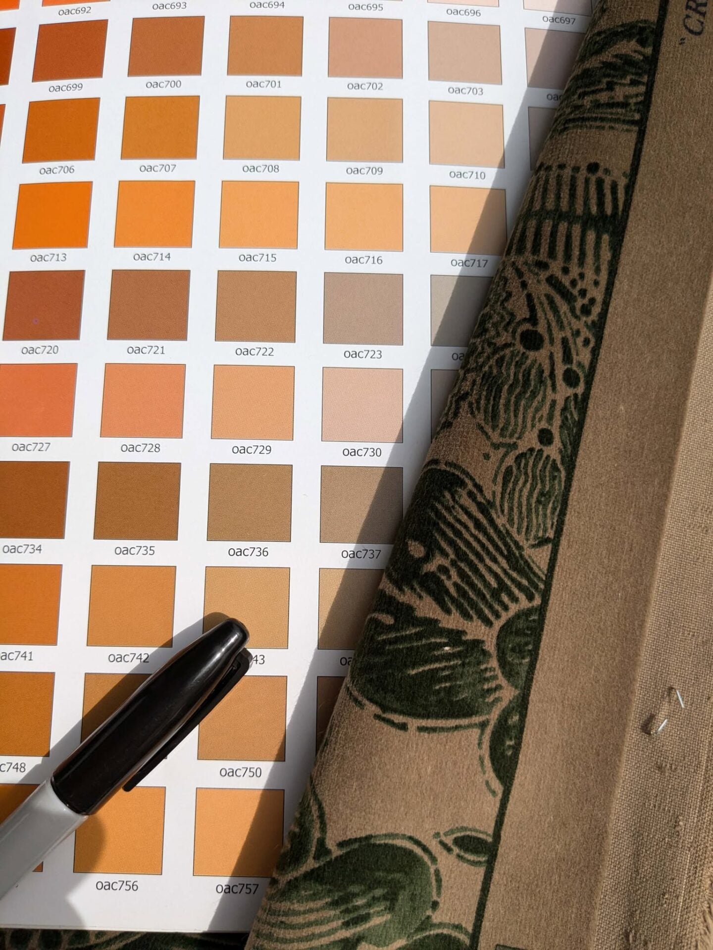 Scalamandre Fonthill Cranbrook Printed Velvet Forest Rich Emerald Green Printed Renaissance Floral Jacobean MSRP USD368/Y