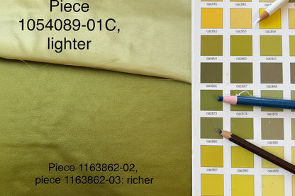 By Yd Brunschwig & Fils Georges Satin Silk Spring Green Richer MSRP USD 470/y