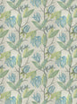 Vervain La Maitrise Seaglass Blue Green Large Foliage Linen Heavy Duty