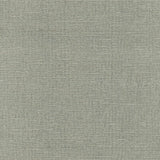 Schumacher Delacroix Silk Ottoman in Nickel Gray Solid Silk Cotton - Special Order