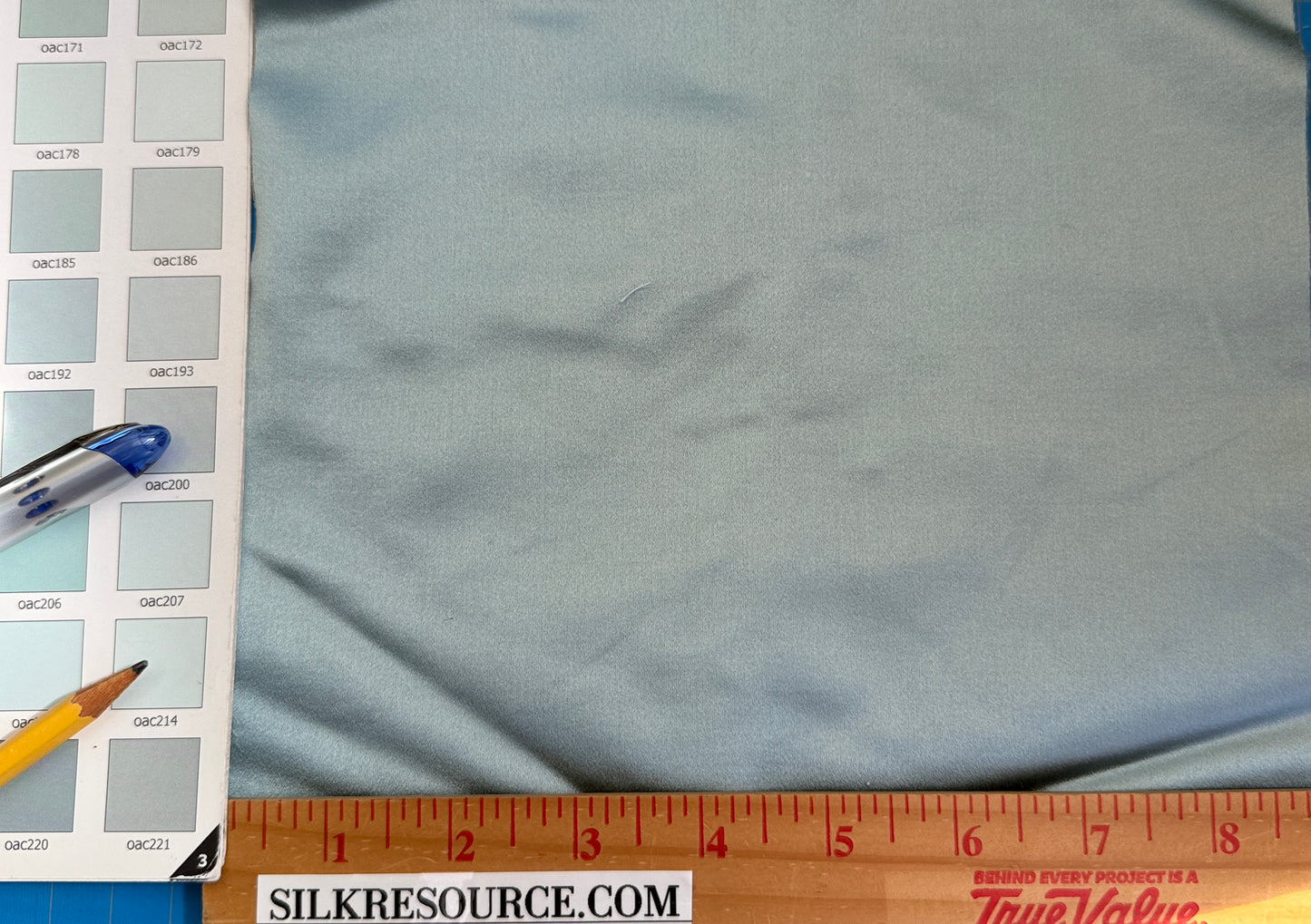 Royal Satin Rain Blue Pale Baby Blue Silk Cotton Heavy Satin Upholstery Rated Special Order