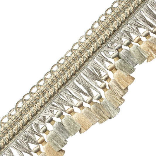 Samuel &amp; Sons BAGATELLE SCALLOPED TASSEL FRINGE ITEM: TF-60851-05 | COLOR: 05 DEWDROP