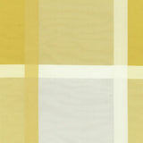 Schumacher Surat Silk Plaid Jonquil Yellow Gold Fabric - Special Order