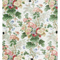 Lee Jofa Hollyhock HDB White Coral Cotton Print Floral Botanical MSRP USD582/y Special Order