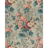 Lee Jofa Hollyhock HDB Green Cotton Print Floral Botanical MSRP USD650/y Special Order