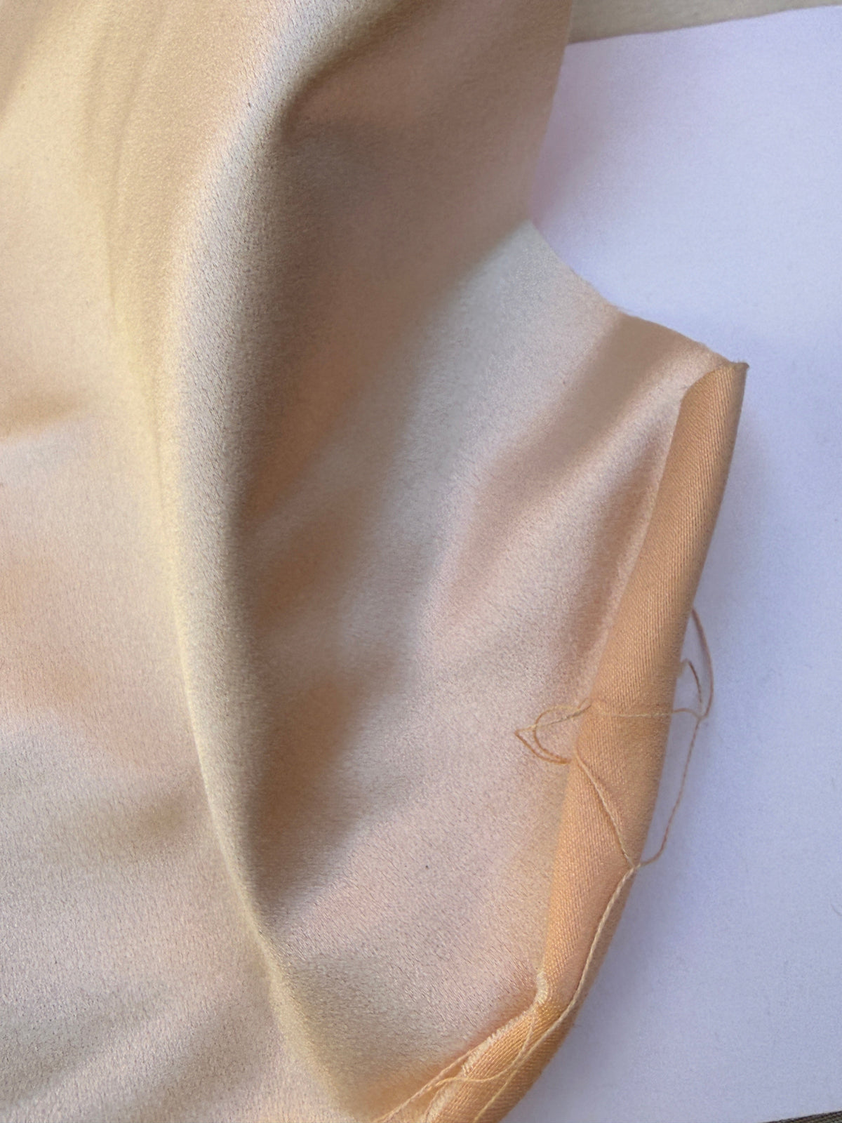 Royal Satin Pale Palest Blush Pink Silk Cotton Heavy Satin Upholstery Rated Special Order