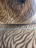 Beacon Hill Mumbai Silk Vevet Copper Zebra Tiger Brown Gold Animal Skin Heavy MSRP USD 663.76/y
