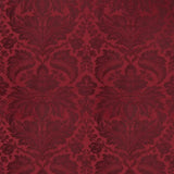 Brunschwig & Fils Damask Pierre Grape Renaissance Cotton Silk Fabric - Red - Special Order - MSRP USD812/y