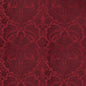 Brunschwig & Fils Damask Pierre Grape Renaissance Cotton Silk Fabric - Red - Special Order - MSRP USD796/y