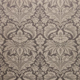 Brunschwig &Fils Damask Pierre Charcoal Renaissance Cotton Silk Fabric -Gray - Special Order - MSRP USD812/y