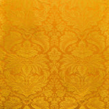 Brunschwig & Fils Damask Pierre Spice Renaissance Cotton Silk Fabric - Orange - Special Order - MSRP USD812/y