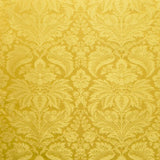 Brunschwig & Fils Damask Pierre Canary Renaissance Cotton Silk Fabric - Light Yellow - Special Order - MSRP USD796/y