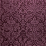 Brunschwig & Fils Damask Pierre Eggplant Renaissance Cotton Silk Fabric - Purple - Special Order - MSRP USD812/y