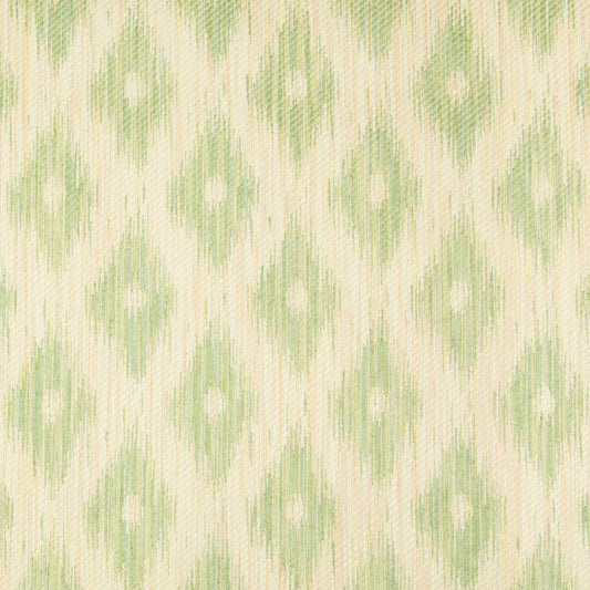 Special Order Brunschwig &amp; Fils Viceroy Strie II Celery Green Beige Cotton Viscose Diamond Ikat Southwestern MSRP USD256/y
