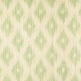 Special Order Brunschwig &amp; Fils Viceroy Strie II Celery Green Beige Cotton Viscose Diamond Ikat Southwestern MSRP USD256/y