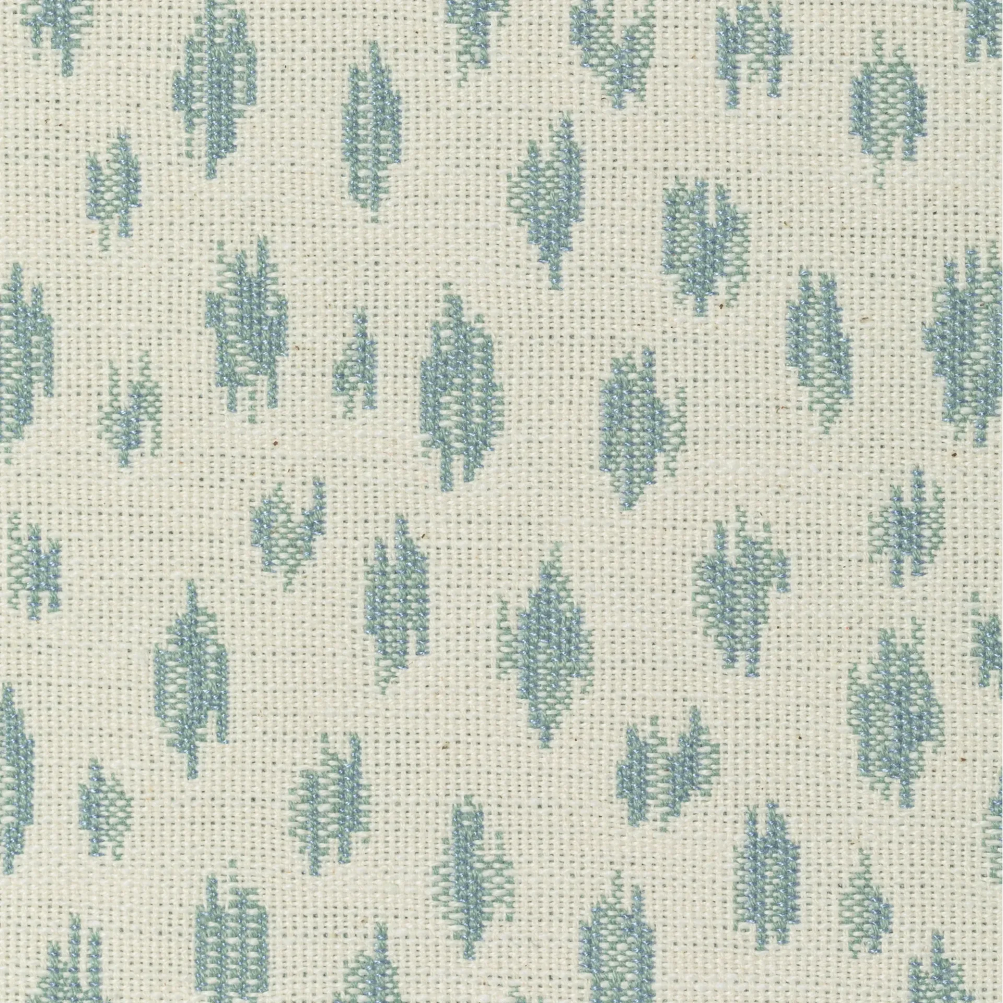 Special Order Brunschwig &amp; Fils Honfleur Woven - Aqua Animal Skin Ikat Southwestern Small Scale MSRP USD236/y