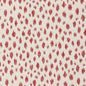 Special Order Brunschwig &amp; Fils Honfleur Woven - Berry Red Cream White Animal Skin Ikat Southwestern Small Scale MSRP USD236/y