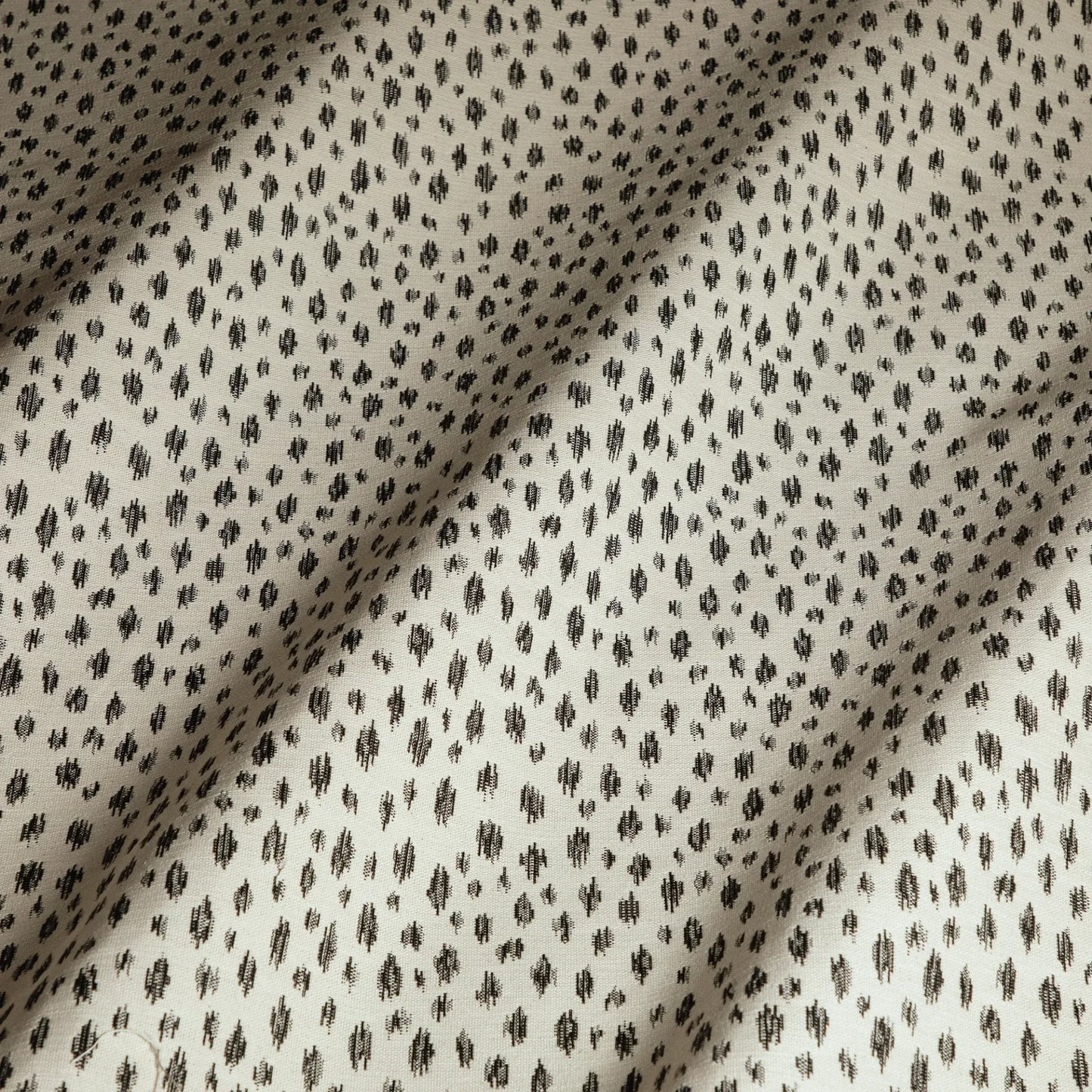 Special Order Brunschwig &amp; Fils Honfleur Woven - Noir Black Cream White Animal Skin Ikat Southwestern Small Scale MSRP USD236/y