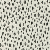 Special Order Brunschwig &amp; Fils Honfleur Woven - Noir Black Cream White Animal Skin Ikat Southwestern Small Scale MSRP USD236/y