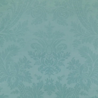 Brunschwig and Fils Arnaud Damask Vienne Silk - Aqua - Special Order