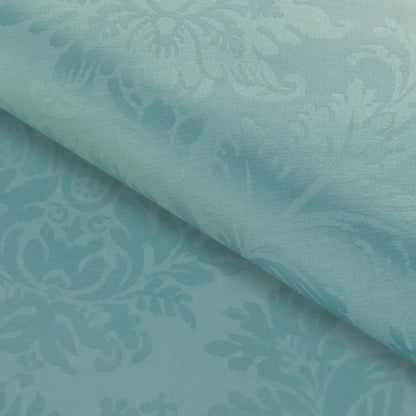 Brunschwig and Fils Arnaud Damask Vienne Silk - Aqua - Special Order