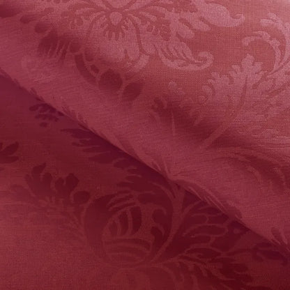Brunschwig and Fils Arnaud Damask Vienne Silk - Red - Special Order