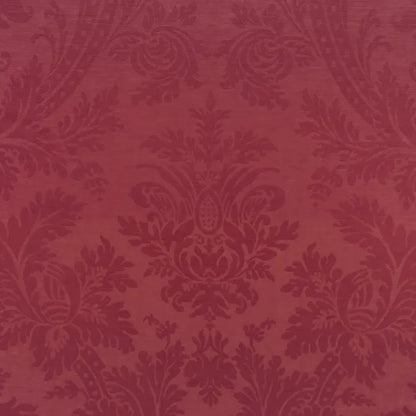 Brunschwig and Fils Arnaud Damask Vienne Silk - Red - Special Order