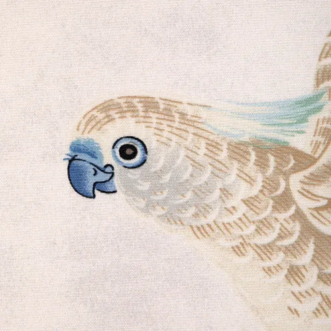 Special Order Brunschwig &amp; Fils Kanchou Print - Azure Blue White Cotton Bird Botanical Floral MSRP USD 336/y