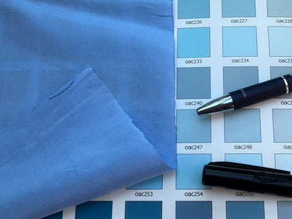 Sky Blue Sunny Day 100% Silk Very Smooth Special Order By Yard
