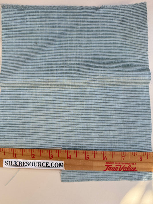 Royal Ottoman Silk Cotton Ottoman Blue Sky Horizon Special Order