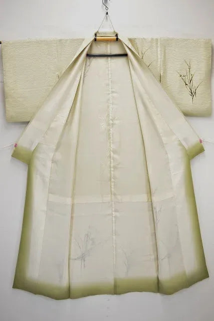 Silk Vintage Silk Wedding Tsukesage Hand painted Autumn Grass