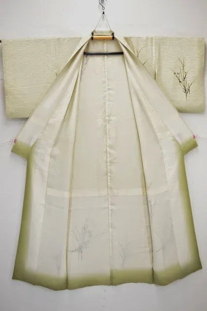 Silk Vintage Silk Wedding Tsukesage Hand painted Autumn Grass