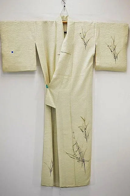 Silk Vintage Silk Wedding Tsukesage Hand painted Autumn Grass