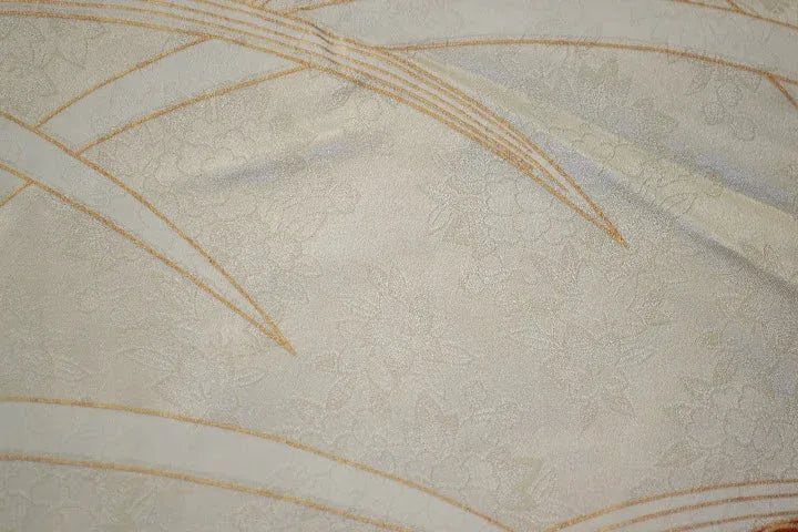 Stunning New Un-Finished Silk Wedding Furisode Embroidered Chrysanthemum