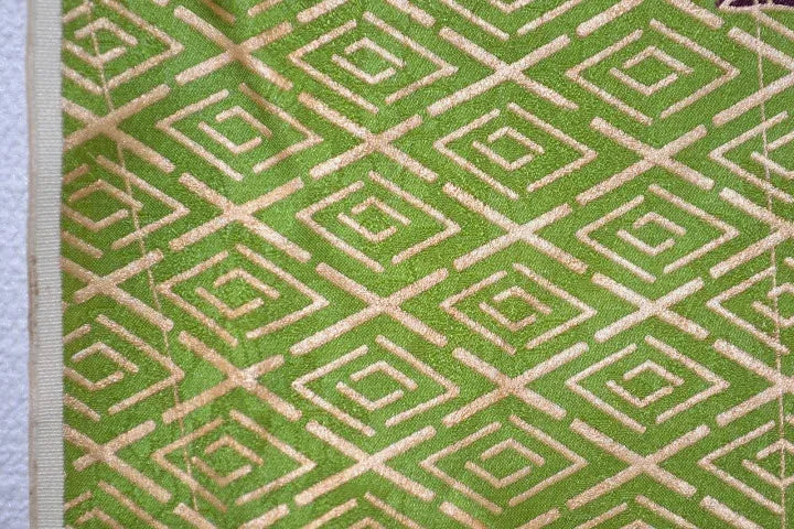 Stunning New Un-Finished Silk Wedding Furisode Embroidered Chrysanthemum