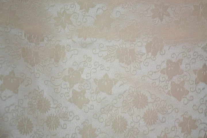 Stunning New Silk Wedding Furisode Wisteria Chrysanthemum UNFINISHED