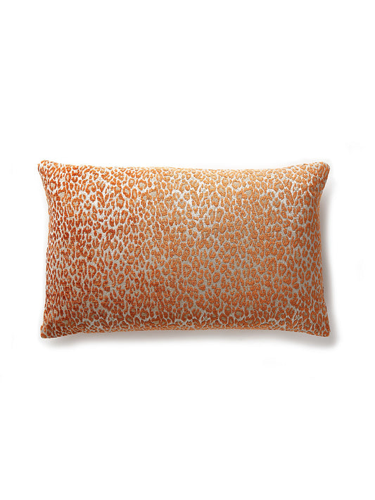 Scalamandre Leopard 14 X 22 - Orange Koi Decorative Pillow
