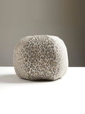 Scalamandre Leopard 12 DIA - Castle Gray Decorative Pillow