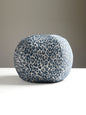 Scalamandre Leopard 12 DIA - Orion Blue Decorative Pillow