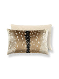 Scalamandre Antelope 14 X 22 - Fawn / Black Decorative Pillow