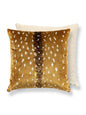 Scalamandre Antelope 22 X 22 - Tawny / Beige Decorative Pillow