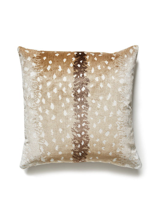 Scalamandre Antelope 22 X 22 - Sahara Decorative Pillow