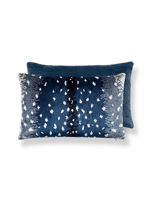 Scalamandre Antelope 14 X 22 - Midnight / Navy Decorative Pillow