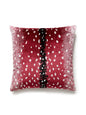 Scalamandre Antelope 22 X 22 - Raspberry Decorative Pillow