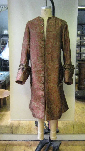 by yard 100% Silk Jacquard Palm Japanese Maple Leaf Foliage Magic  Leaf "thyme" Brown Gold Red