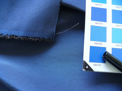 HIGH END Silk Linen Upholstery Fabric American Silk Mills Adare Flemish BLUE -By the yard